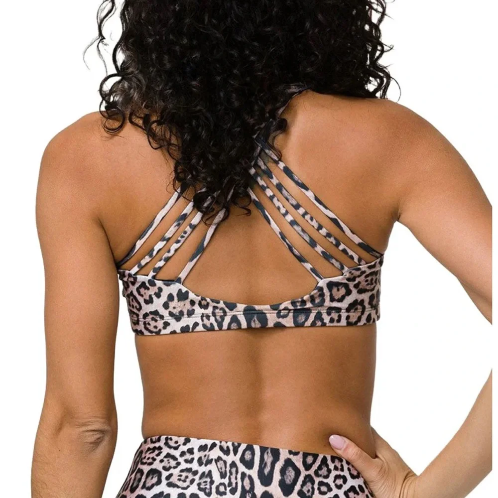 Onzie Leopard Print Sports Bra